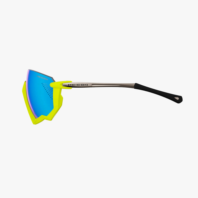 Scicon Aerojet Occhiali Ciclismo Giallo Fluo/Blu Consegna Veloce