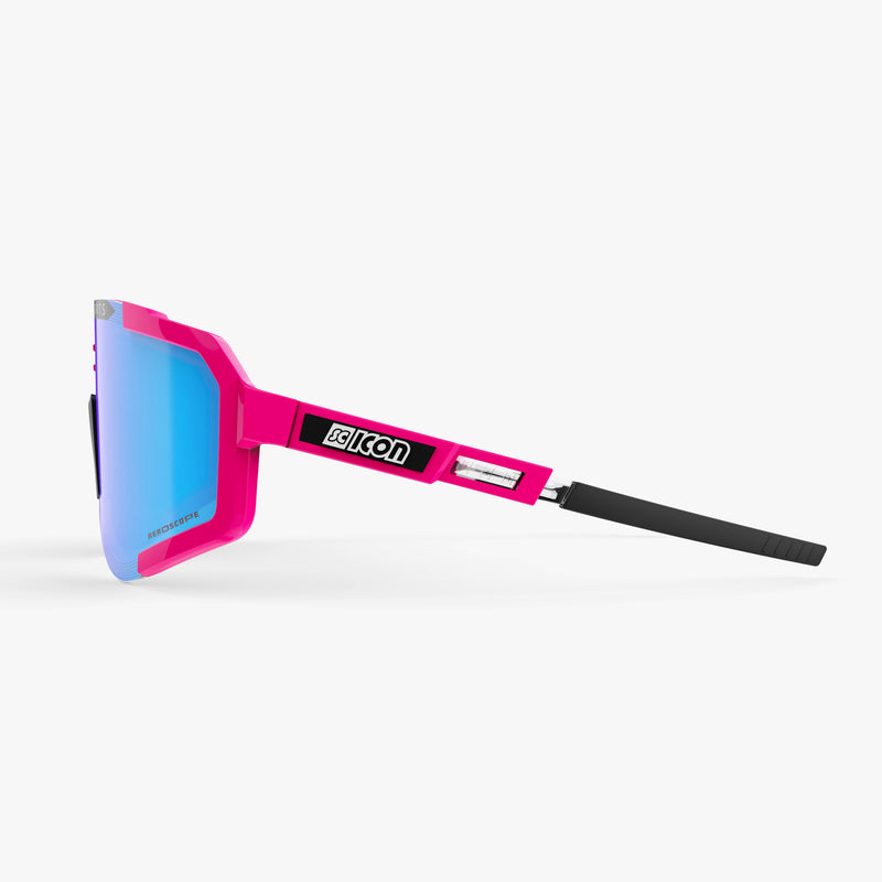 Scicon Occhiali Sportivi Aeroscope Rosa Fluo/Blu Sottocosto
