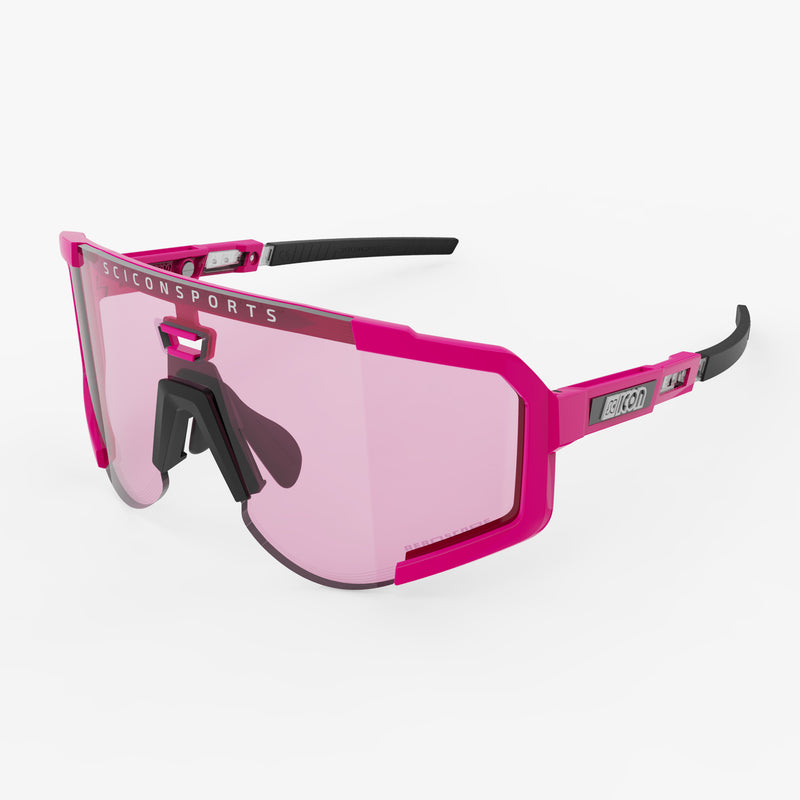 Scicon Occhiali Sportivi Aeroscope Rosa Fluo/Blu Sottocosto