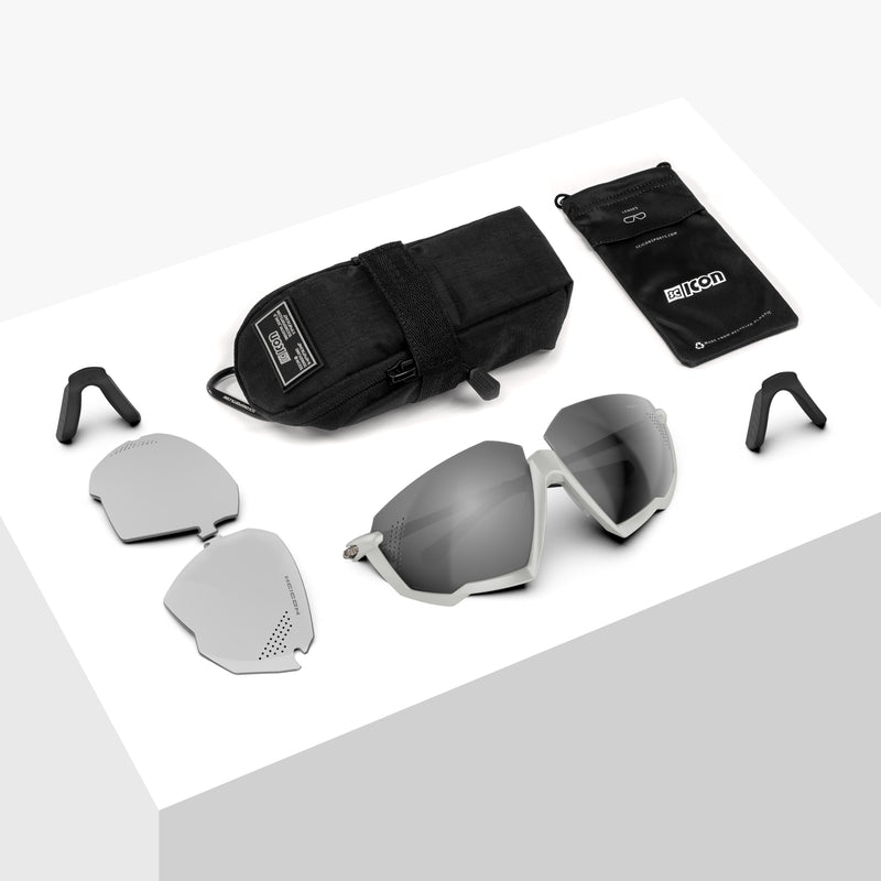 Scicon Aerojet Occhiali Ciclismo Bianco/Argento Offerte