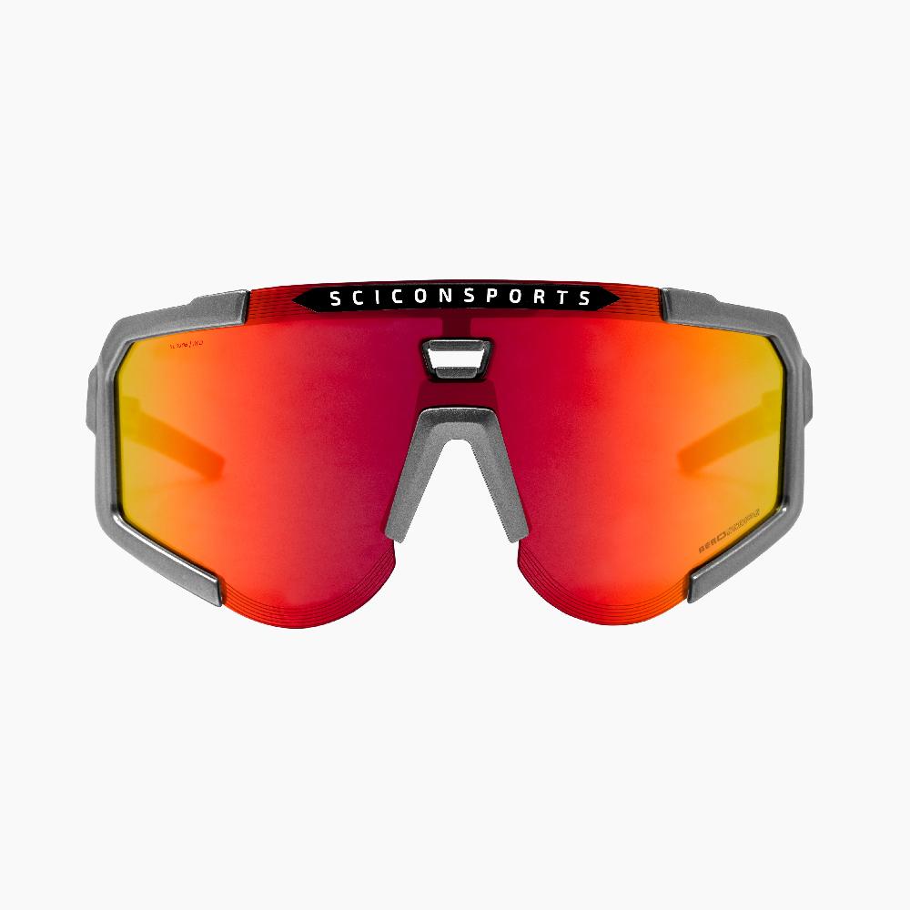 Scicon Occhiali Sportivi Aeroscope Antracite/Rosso Saldi