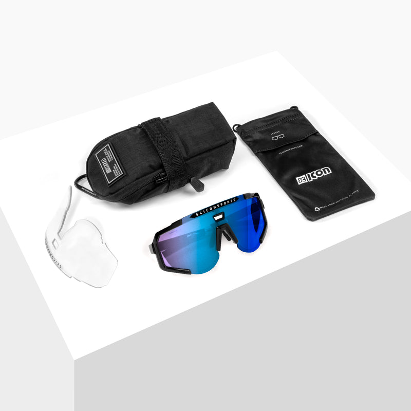 Scicon Occhiali Sportivi Aeroscope Antracite/Blu Offerte
