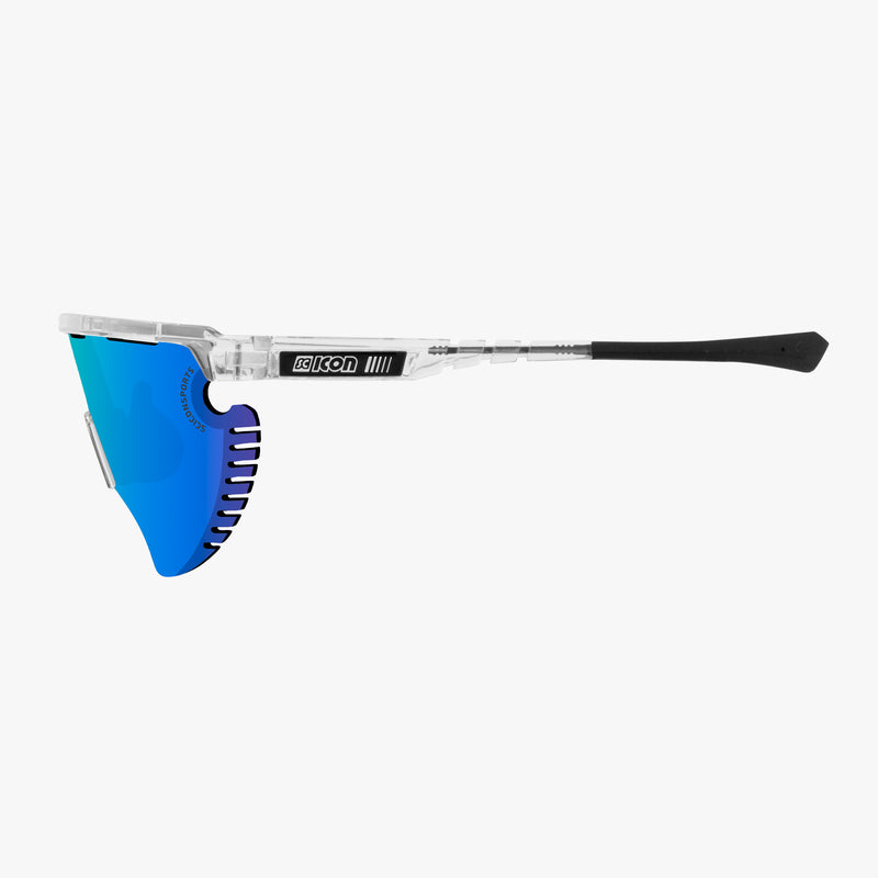 Scicon Occhiali Sportivi Aerowing Lamon Cristallo/Lente Blu Negozio