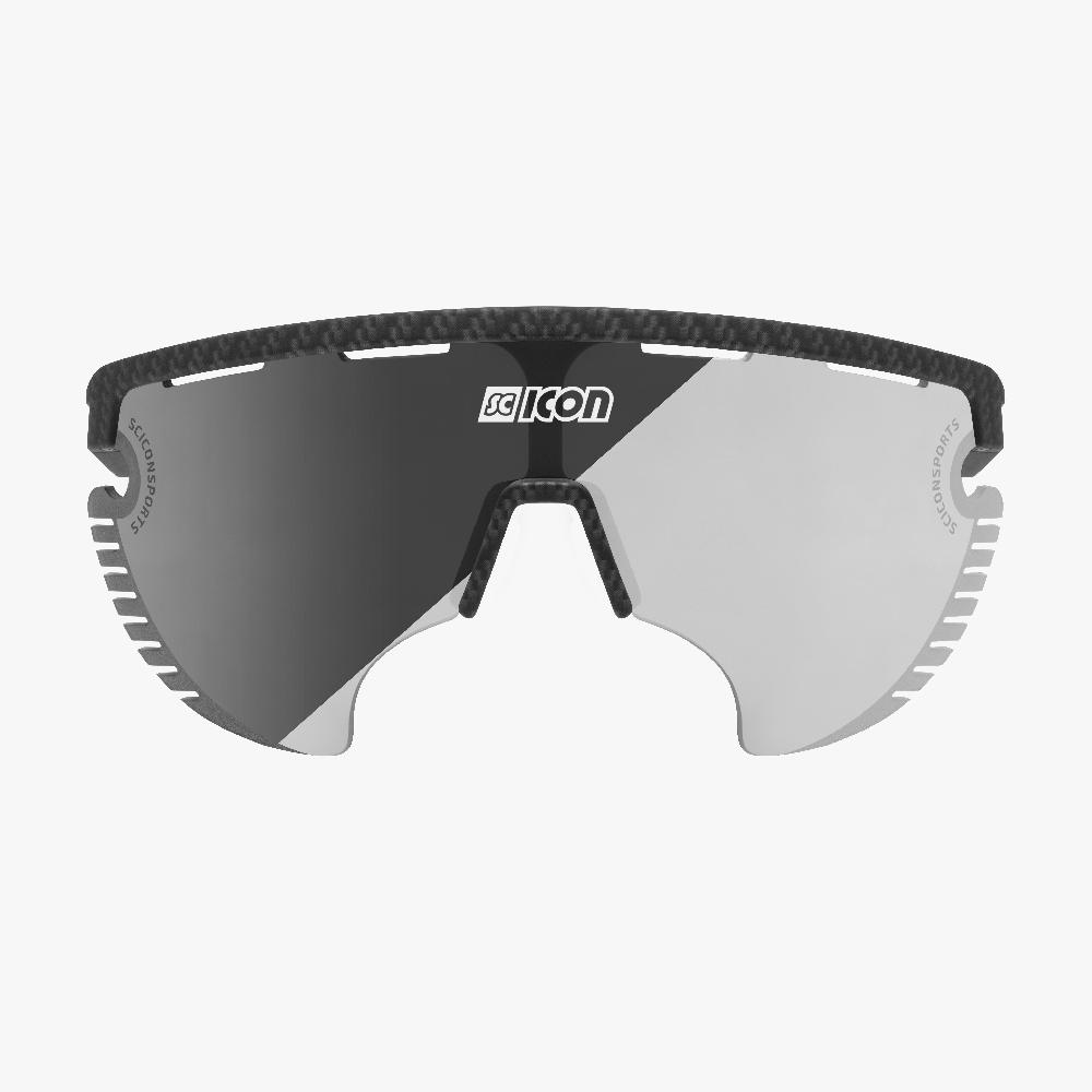 Scicon Occhiali Sportivi Aerowing Lamon Carbon/Lente Argento In Linea