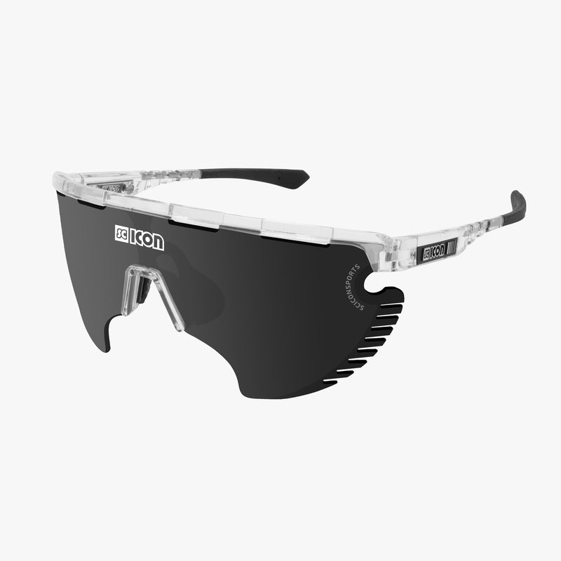 Scicon Occhiali Aerowing Lamon Cristallo/Lente Argento Specchiata Nuovo