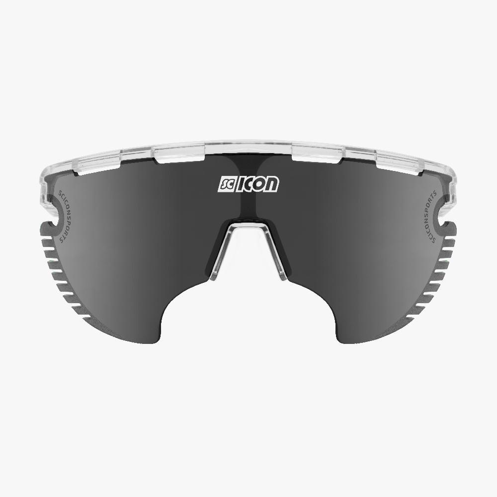 Scicon Occhiali Aerowing Lamon Cristallo/Lente Argento Specchiata Nuovo