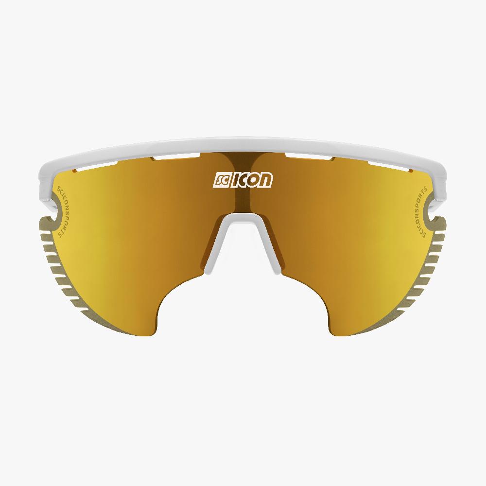 Scicon Occhiali Sportivi Aerowing Lamon Bianchi/Lente Bronzo Specchiata Shopping Online