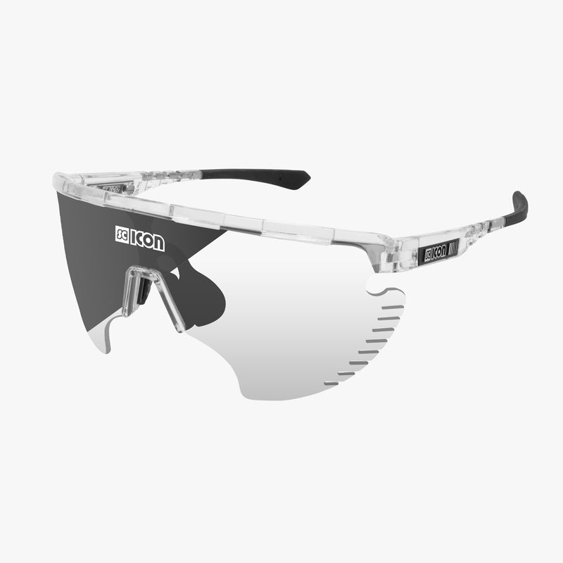 Scicon Occhiali Sportivi Aerowing Lamon Cristallo/Lente Argento Affare Del Giorno