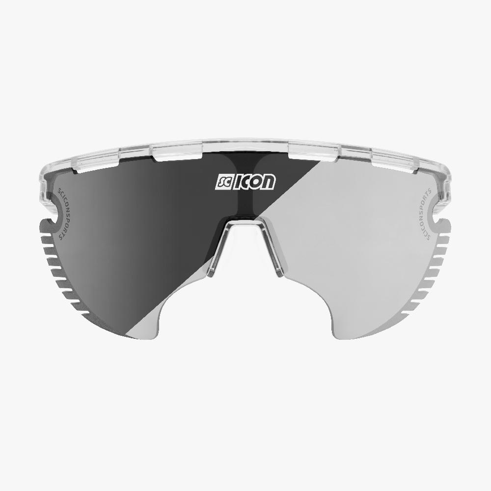 Scicon Occhiali Sportivi Aerowing Lamon Cristallo/Lente Argento Affare Del Giorno