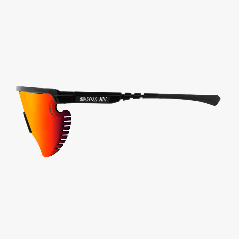 Scicon Occhiali Aerowing Lamon Montatura Nera/Lente Rossa Specchiata Economico