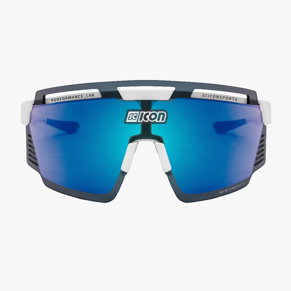 Scicon Aerowatt Occhiali Sportivi Bianco/Blu Outlet