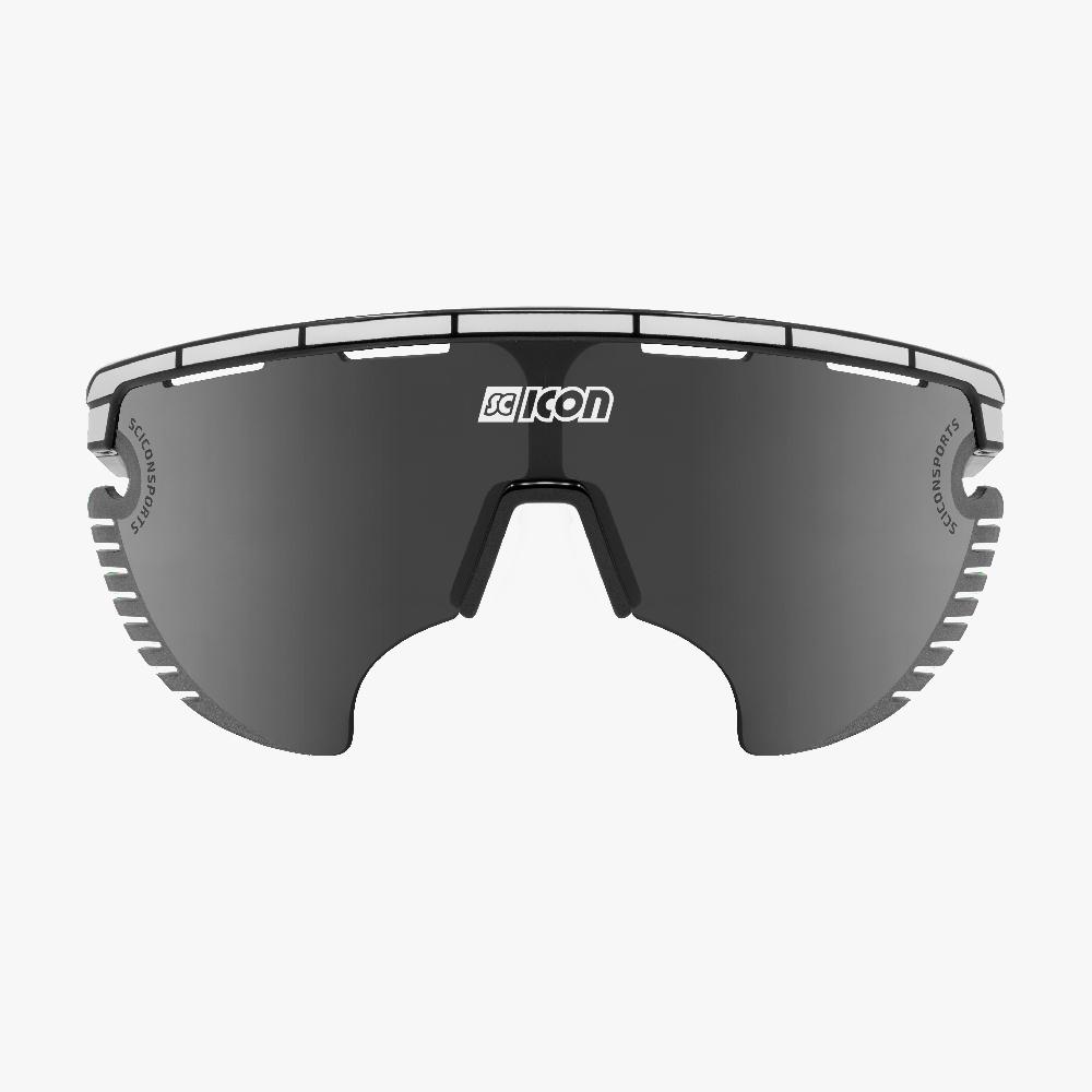 Scicon Occhiali Sportivi Aerowing Lamon Neri/Lente Argento Specchiata Vendita Economica