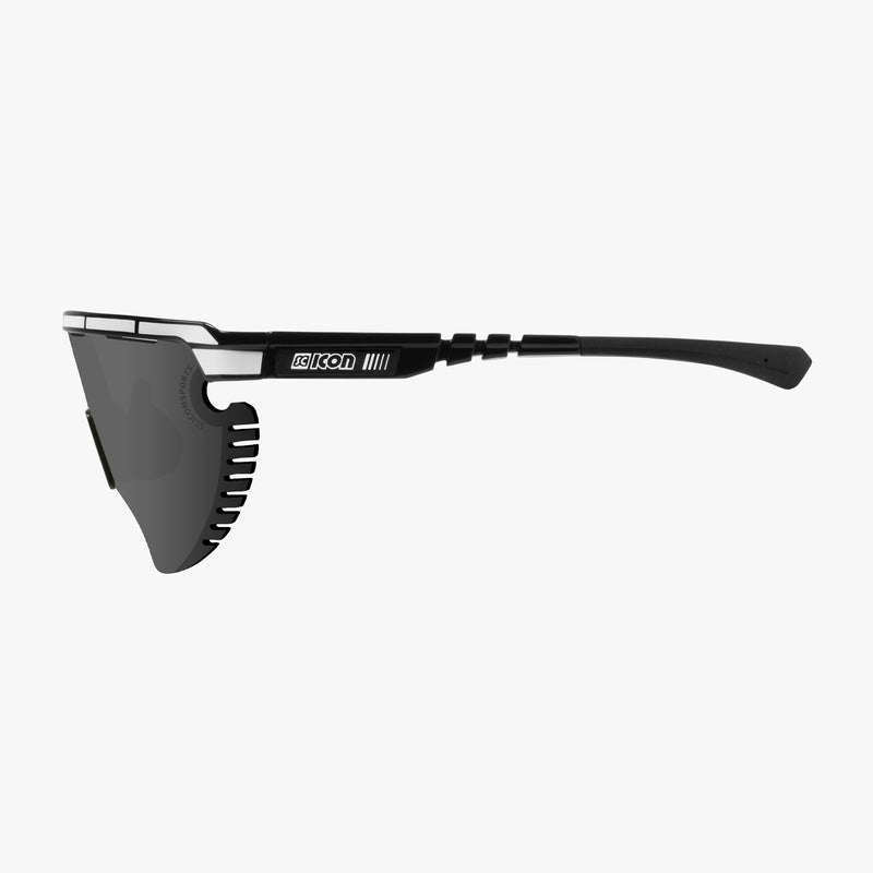 Scicon Occhiali Sportivi Aerowing Lamon Neri/Lente Argento Specchiata Vendita Economica