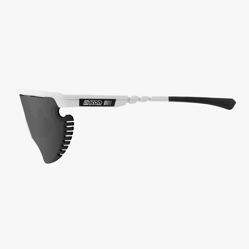 Scicon Occhiali Aerowing Lamon Bianchi/Lente Argento Specchiata Italia