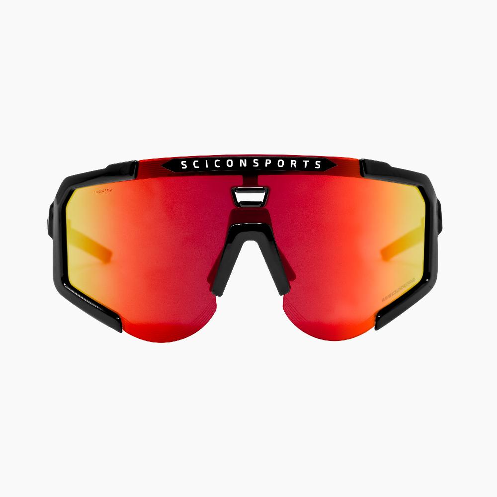 Scicon Occhiali Sportivi Aeroscope Nero/Rosso 2025