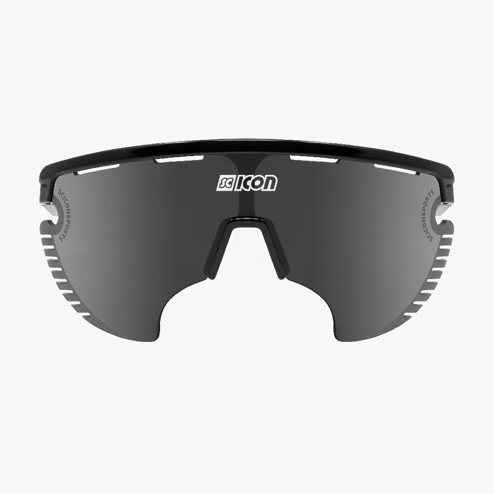 Scicon Occhiali Sportivi Aerowing Lamon Nera/Lente Argento Specchiata Qualità Garantita