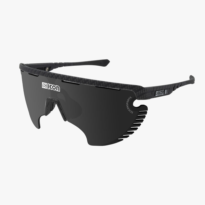 Scicon Occhiali Sportivi Aerowing Lamon Carbon/Lente Argento Specchiata Convenienza