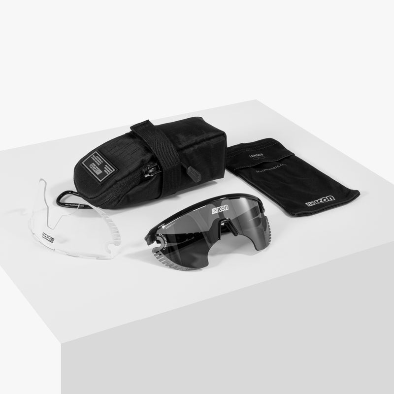 Scicon Occhiali Sportivi Aerowing Lamon Carbon/Lente Argento Specchiata Convenienza
