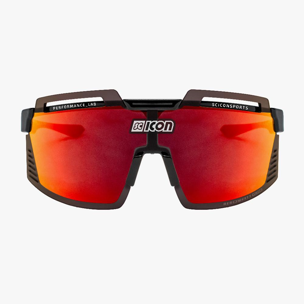 Scicon Occhiali Sportivi Aerowatt Foza Nero/Rosso Sconto