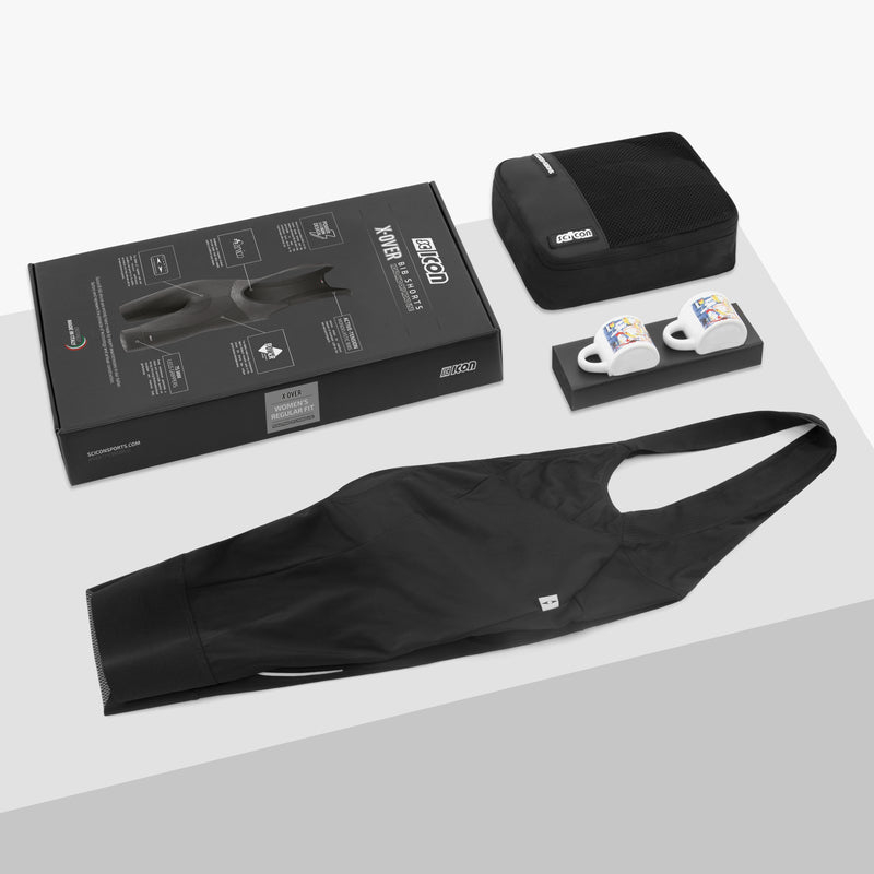 Scicon Pantaloncino X Over Donna Nero Saldi Di Fabbrica