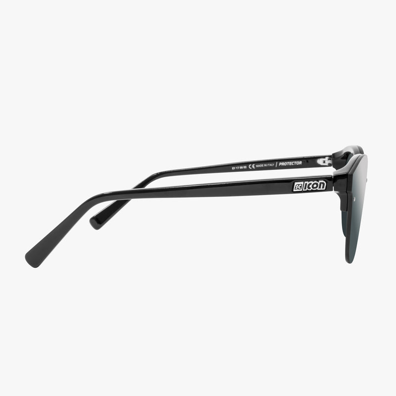 Scicon Occhiali da sole Protector Montatura Nera Lenti Argento Offerta Anniversario