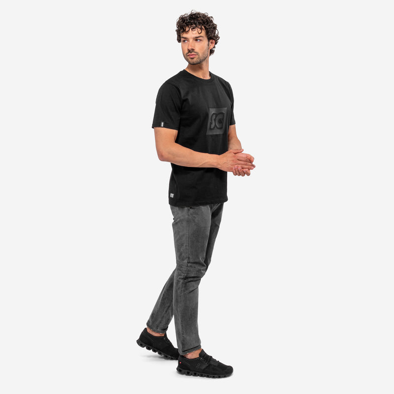 Scicon Maglietta Monogram SC Nera Offerta migliore