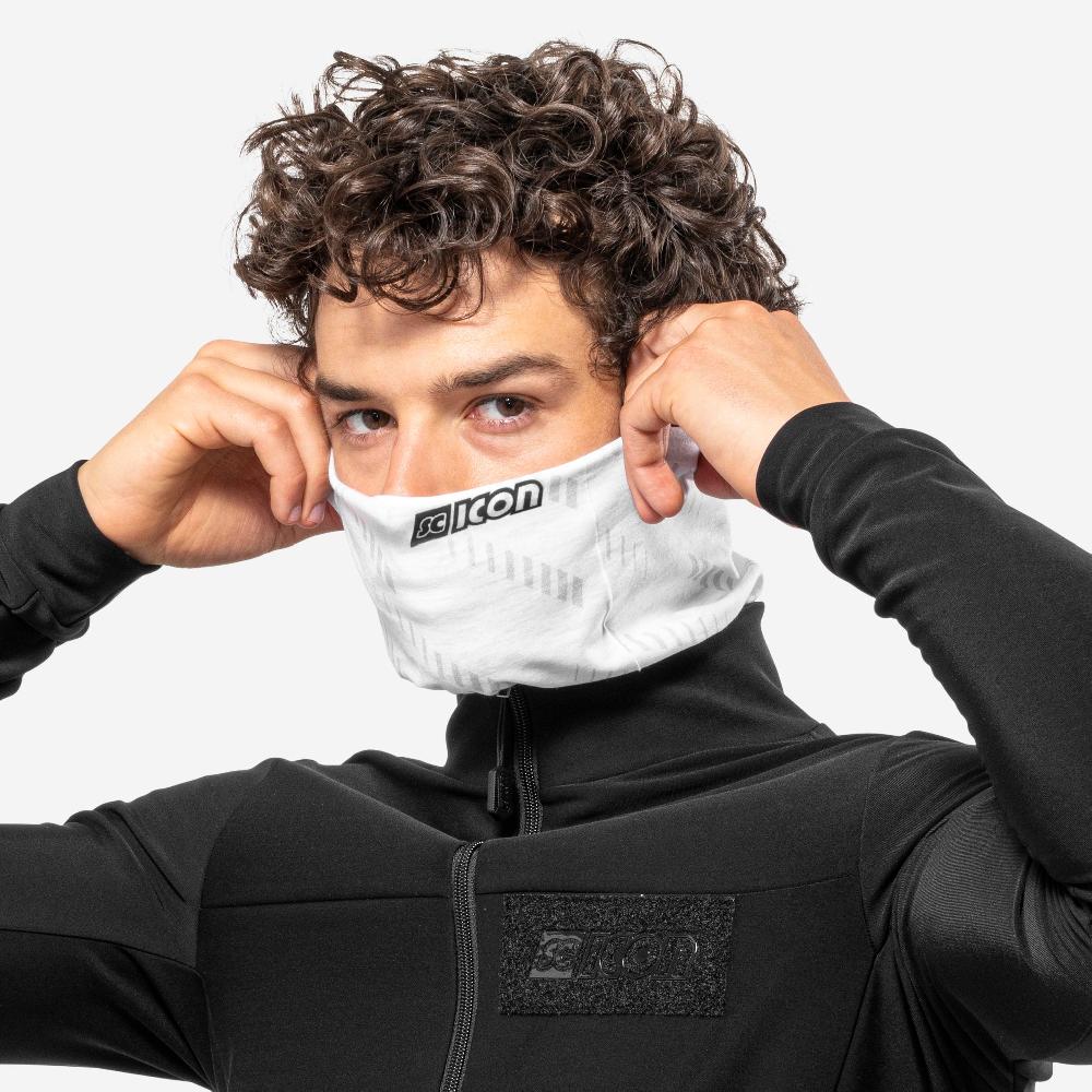 Scicon Scaldacollo Bandana Multiuso Bianco Fino al 65% di sconto