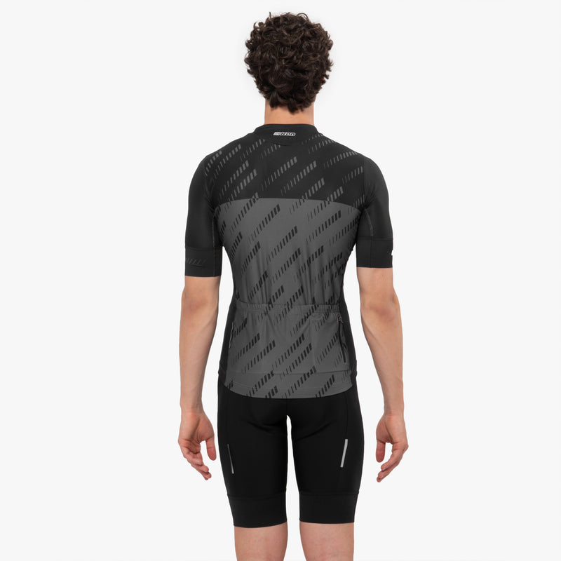 Scicon Maglia Ciclismo X-Over Reflex Nera/Antracite Enormi sconti