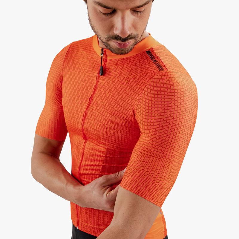 Scicon Maglia Ciclismo 9.5- X-Over Arancione Esporta salva