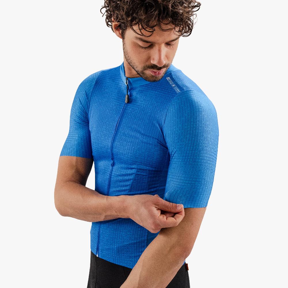 Scicon Maglia Ciclismo 9.5- X-Over Ciano 50% di sconto per tempo limitato
