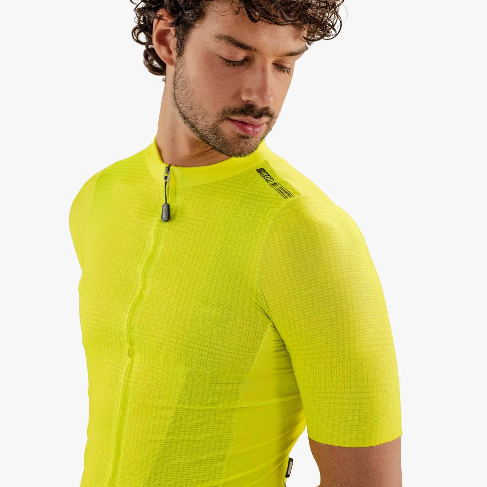 Scicon Maglia Ciclismo 9.5- X-Over Gialla In Linea