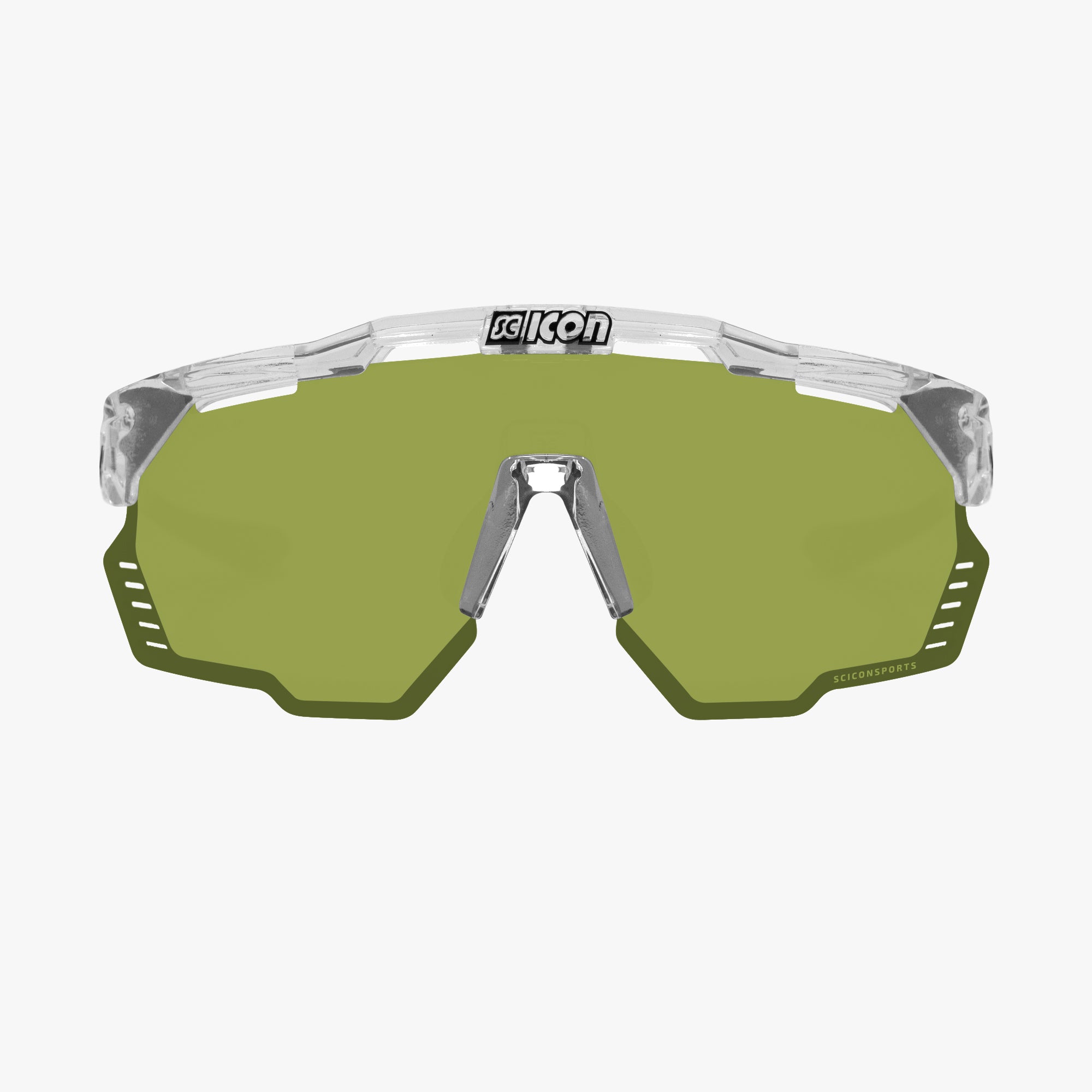 Scicon Occhiali Sportivi Aeroshade Kunken Cristallo/Verde Offerte
