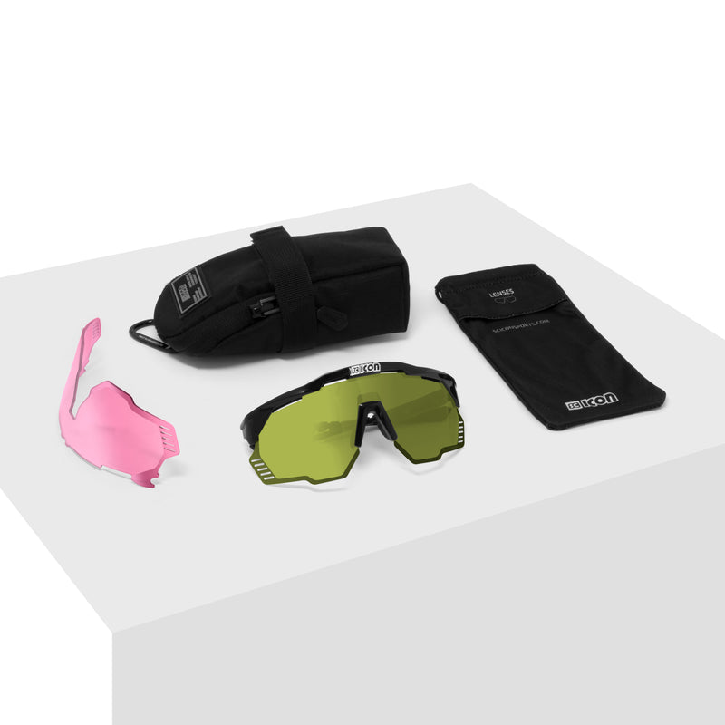 Scicon Occhiali Sportivi Aeroshade Kunken Cristallo/Verde Offerte