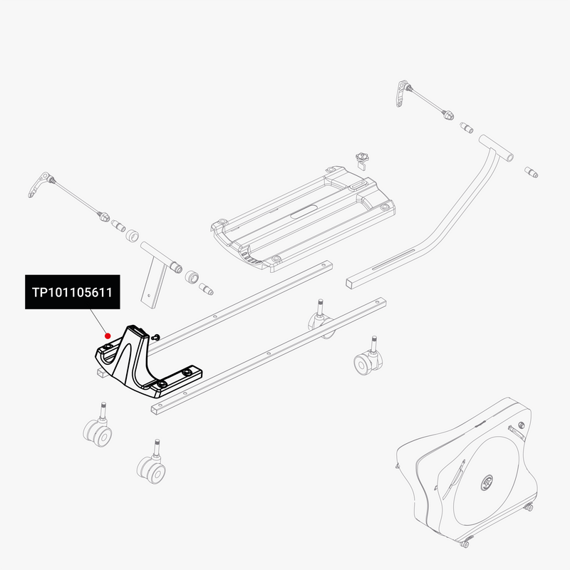 Scicon Base posteriore borsa porta bici Aerocomfort 3.0 Spedizione gratuita