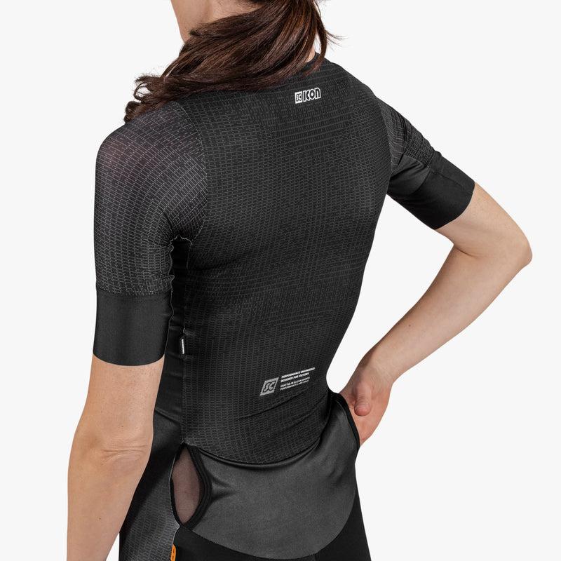 Scicon Body da Triathlon maniche corte donna Nero Smaltimento dello stoccaggio
