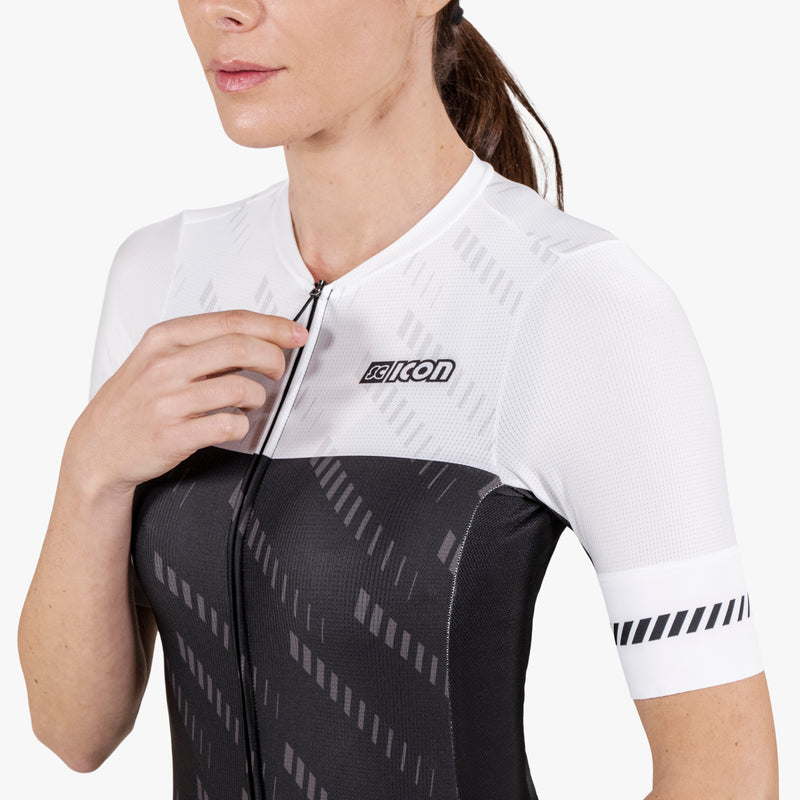 Scicon Maglia Ciclismo Donna X-Over Reflex Nera Offerta temporanea