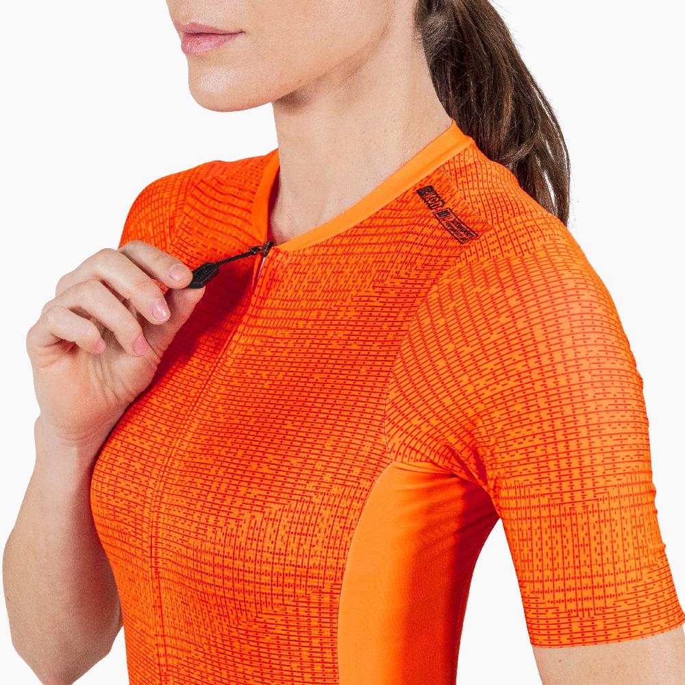 Scicon Maglia Ciclismo Donna 9.5- X-Over Arancione Nuovi prodotti