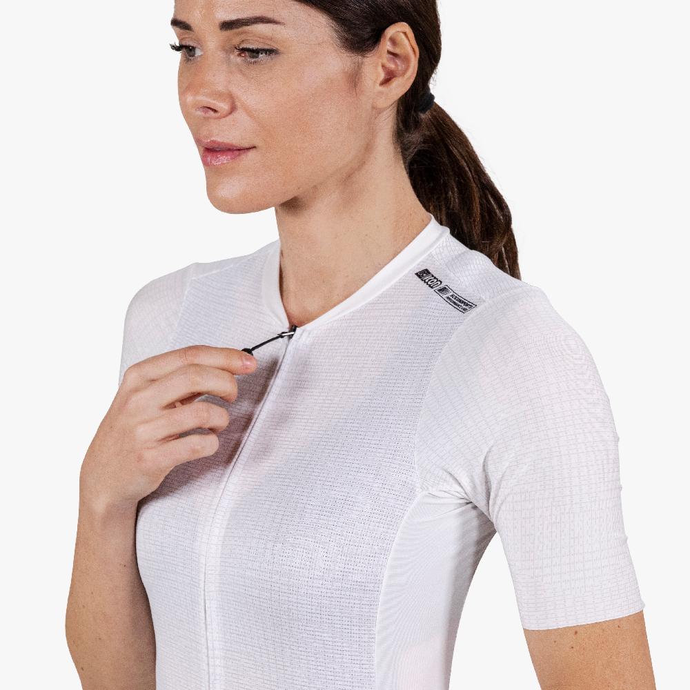 Scicon Maglia Ciclismo Donna 9.5- X-Over Bianca Offerte stagionali
