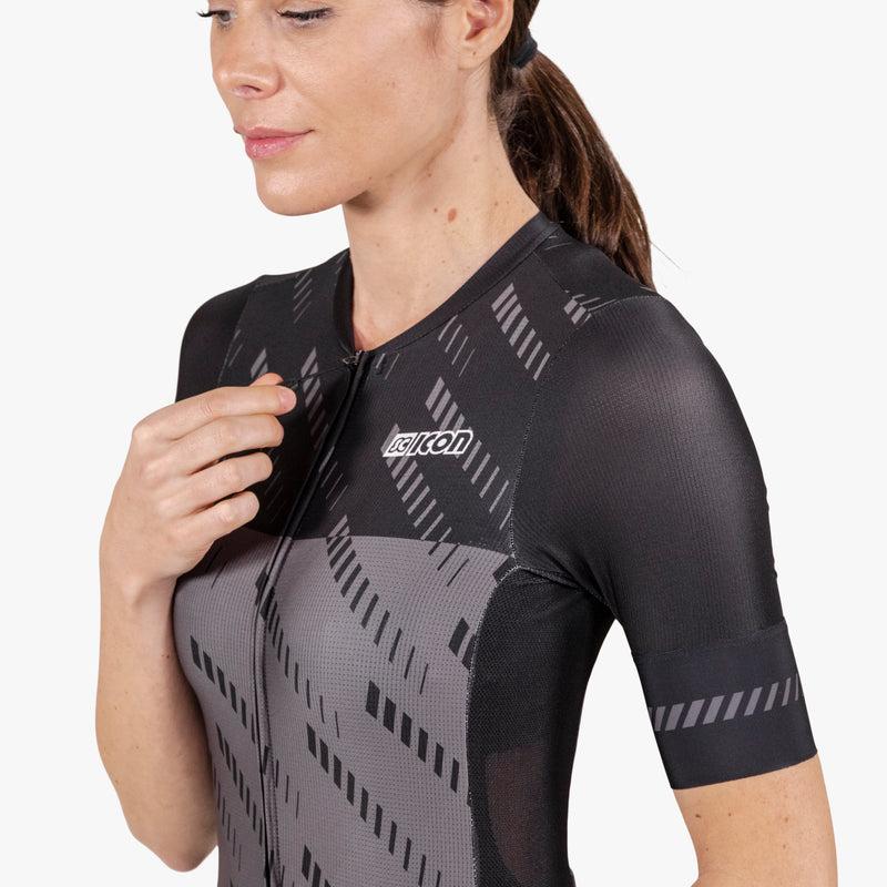 Scicon Maglia Ciclismo Donna X-Over Reflex Nera Comprane uno, ottenene uno gratis