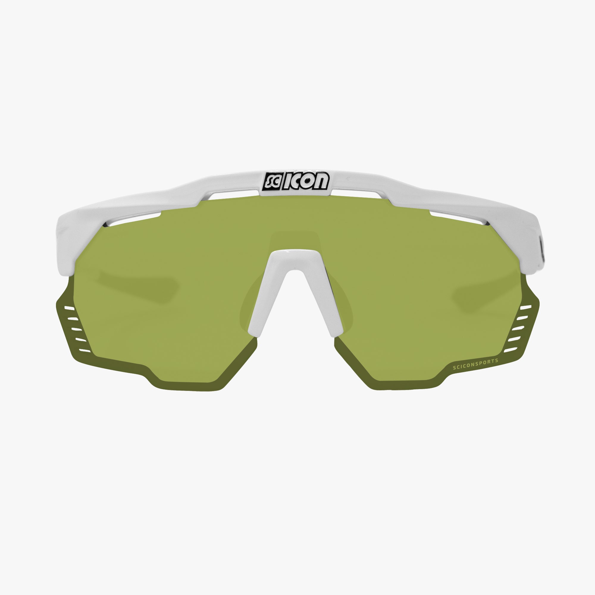 Scicon Occhiali Sportivi Aeroshade Kunken Bianco/Verde Offerte giornaliere