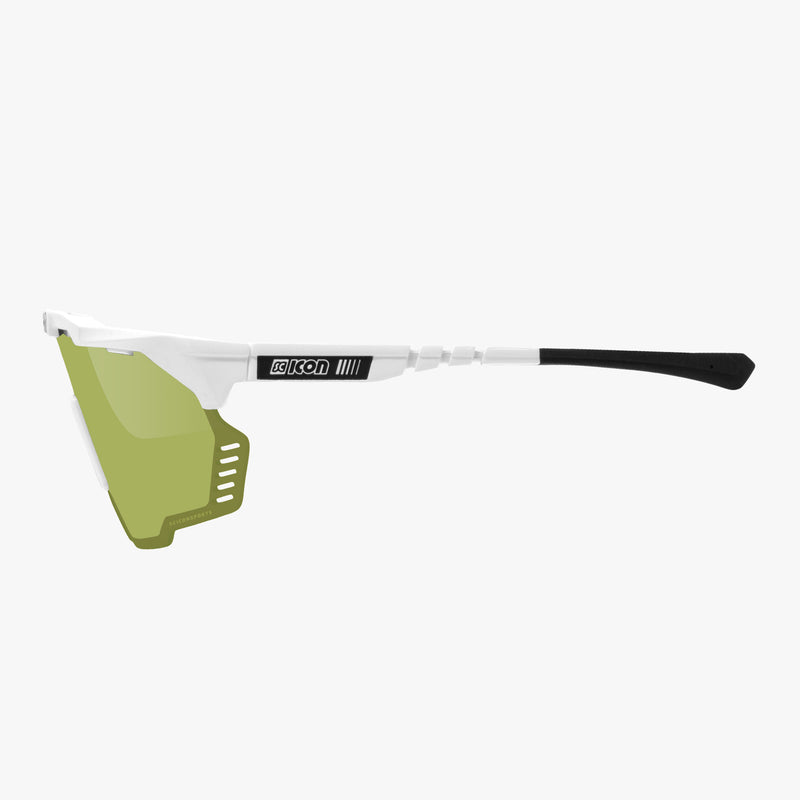 Scicon Occhiali Sportivi Aeroshade Kunken Bianco/Verde Offerte giornaliere