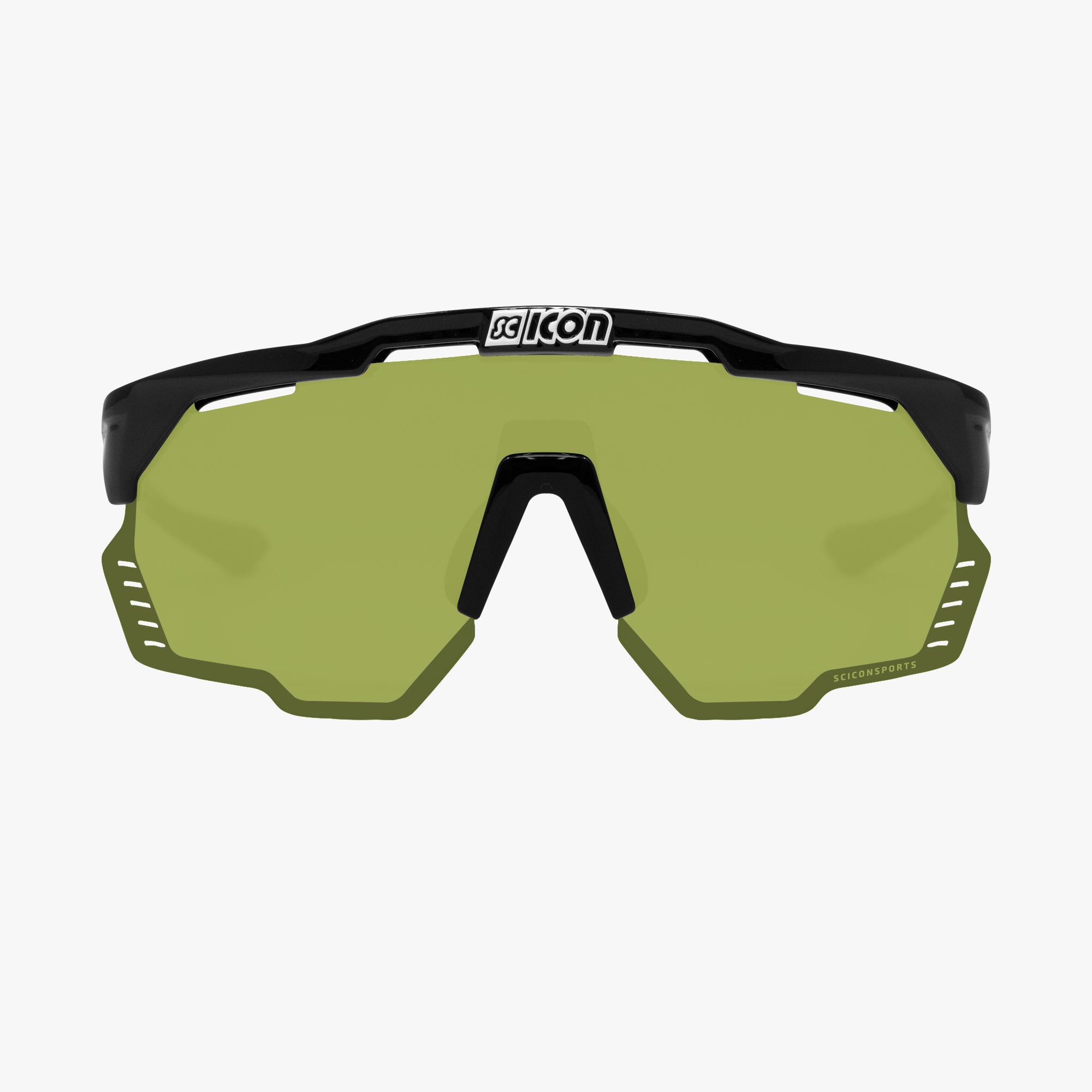 Scicon Occhiali Sportivi Aeroshade Kunken Nero/Verde Offerte speciali