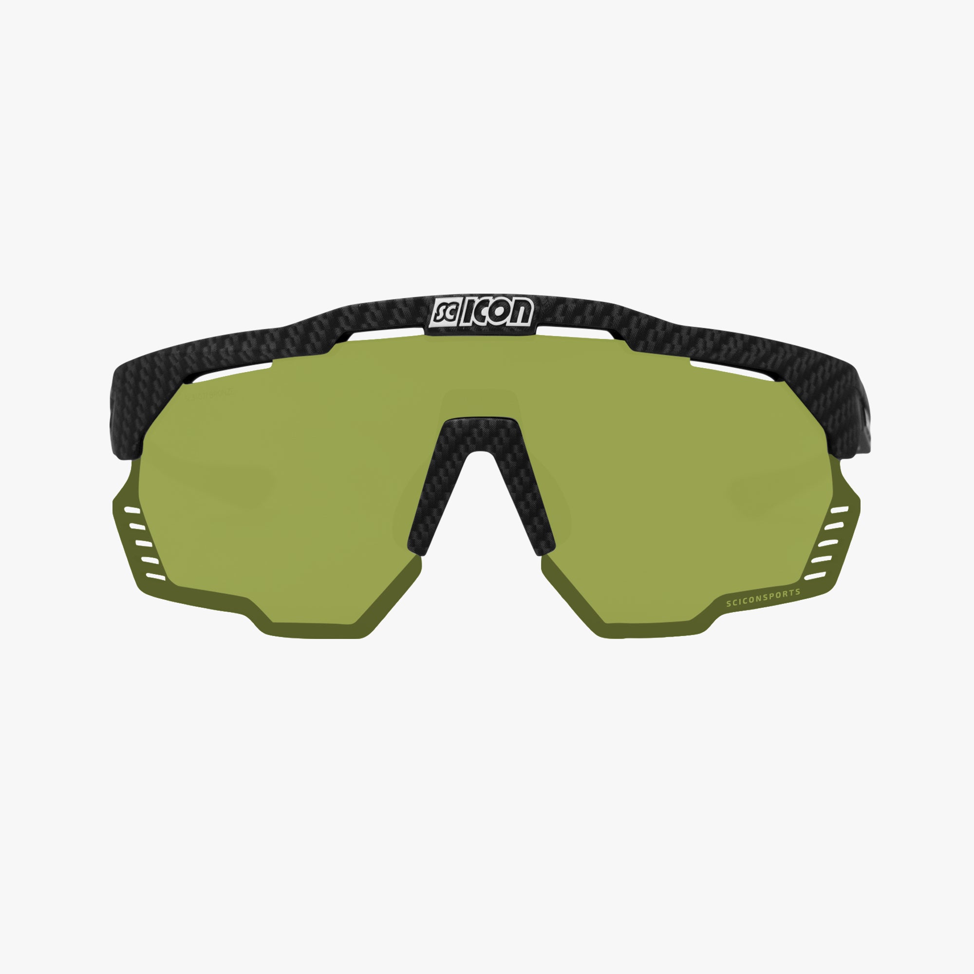 Scicon Occhiali Sportivi Aeroshade Kunken Carbon Opaco/Verde Enormi risparmi