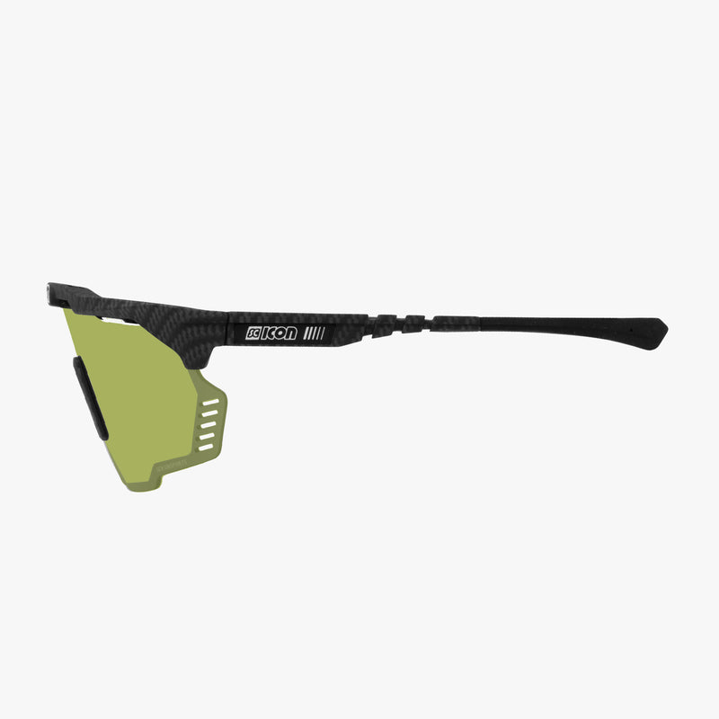 Scicon Occhiali Sportivi Aeroshade Kunken Carbon Opaco/Verde Enormi risparmi