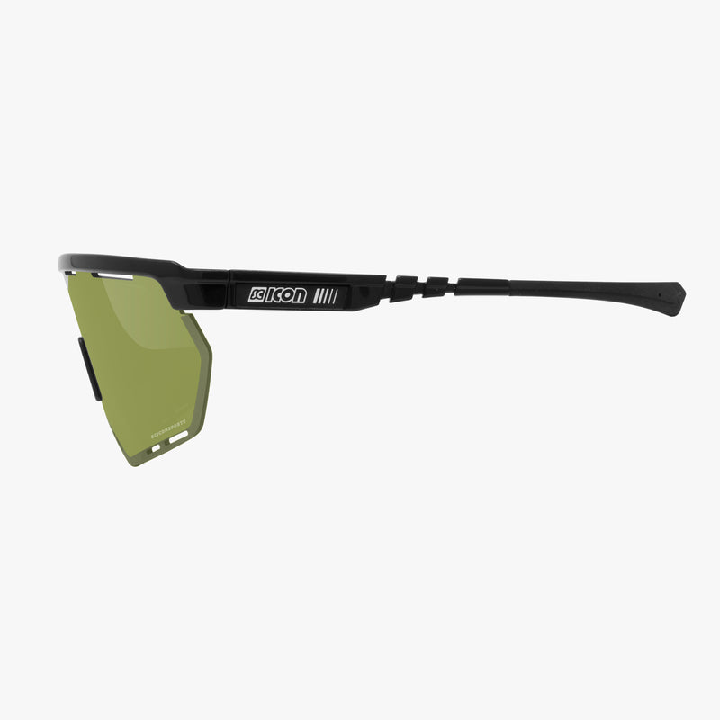 Scicon Occhiali Sportivi Aerowing Nero/Verde Ritorno libero