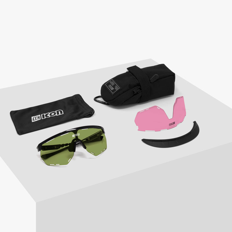 Scicon Occhiali Sportivi Aerowing Carbon Opaco/Verde Rilascio limitato