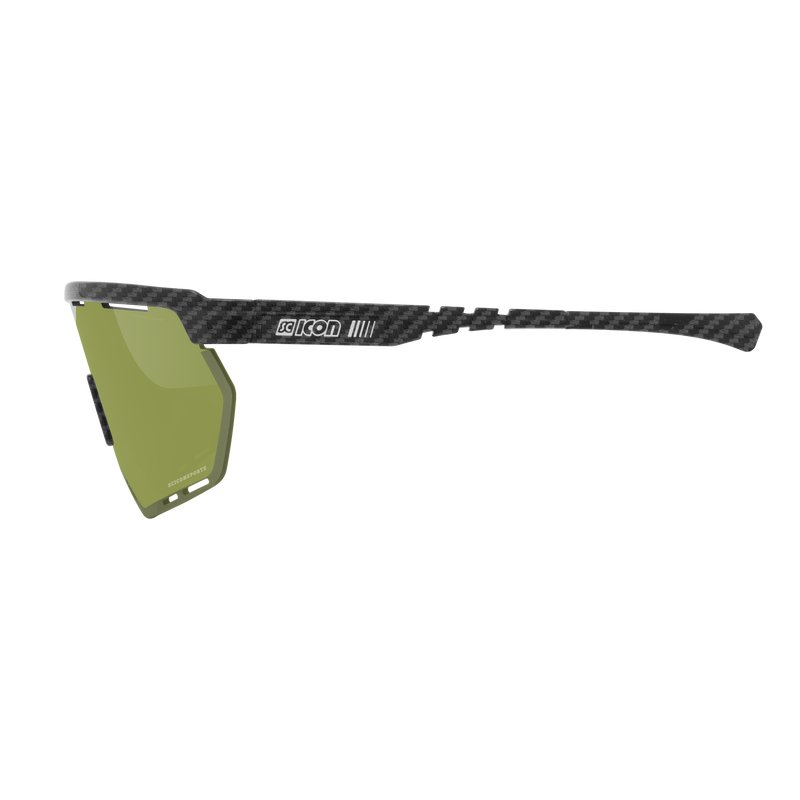 Scicon Occhiali Sportivi Aerowing Carbon Opaco/Verde Rilascio limitato