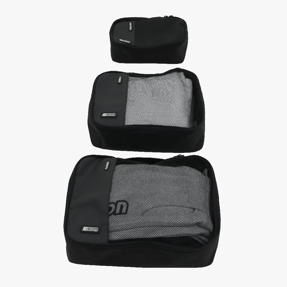 Scicon Set Organizer Valigia 3 pezzi Nero Offerta temporanea