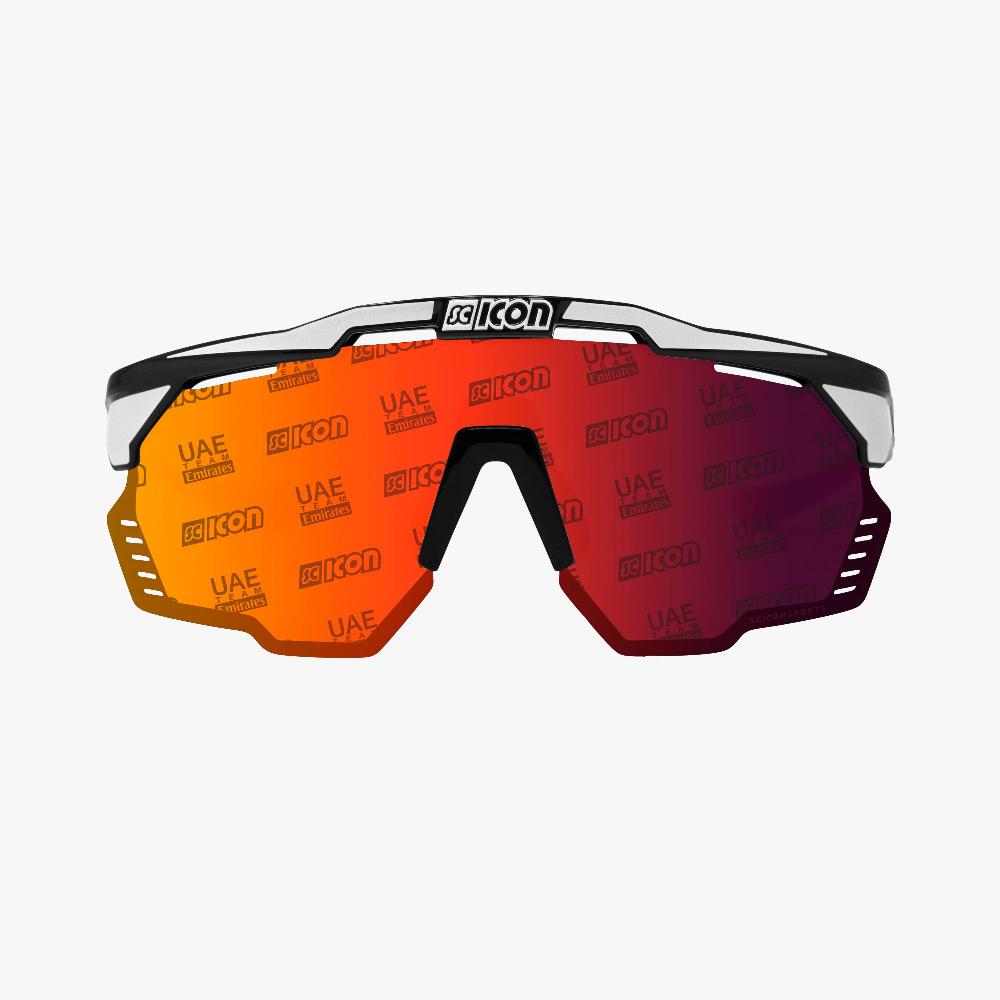 Scicon Occhiali Sportivi Aeroshade Kunken Nero Bianco/Lenti Rosse Fino al 50% di sconto
