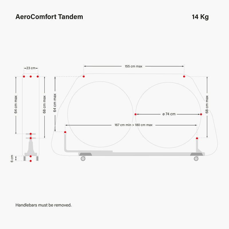 Scicon Borsa porta tandem Aerocomfort Nera Italy